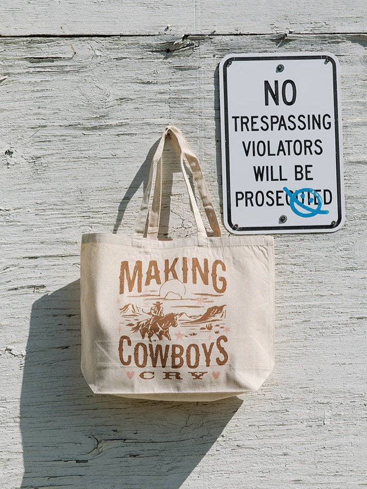 Bolso Makin Cowboys Cry para venta al por mayor de Girl Tribe Co