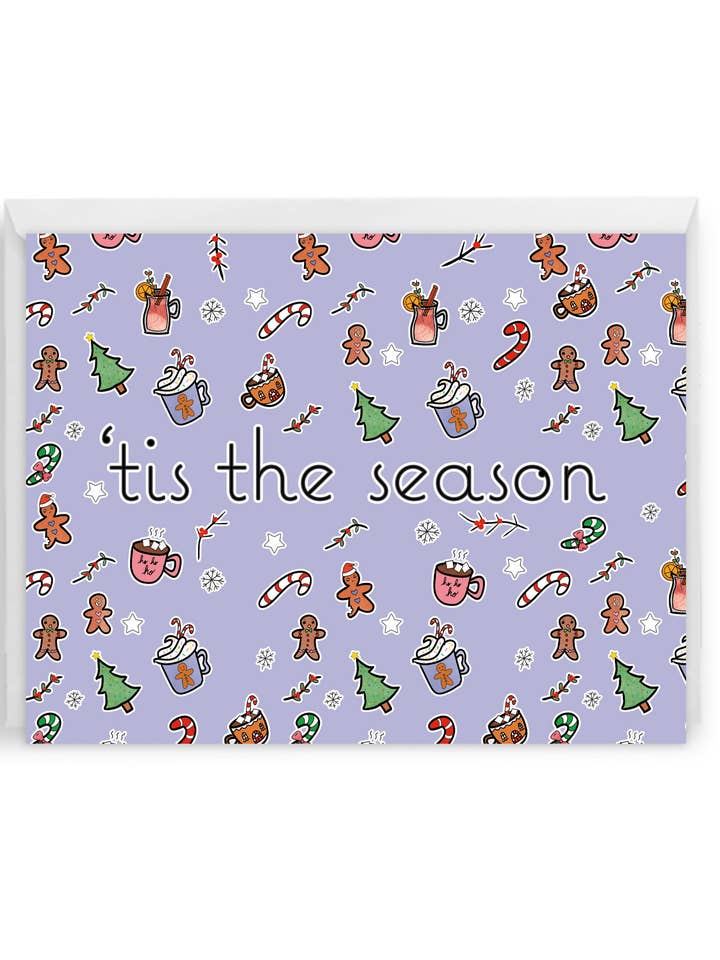 'tis the season holiday card for wholesale by Evil Llama and Friends