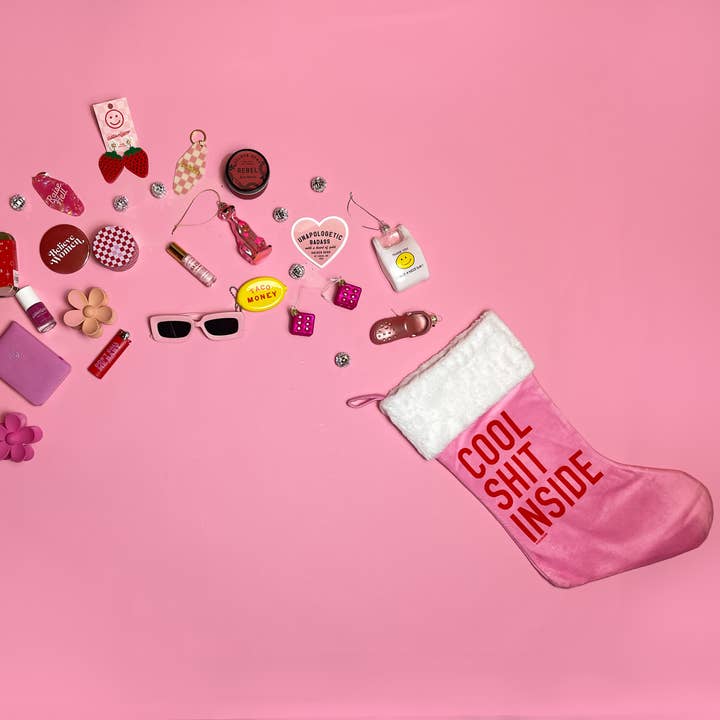 Golden Gems - Wholesale Holiday Stocking - Cool Shit Inside Stocking