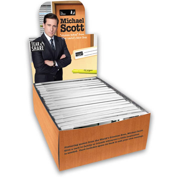 Papersalt - Wholesale Stationery/Notecard Set - The Office Quote Notecards - Michael Scott (Official Merch)