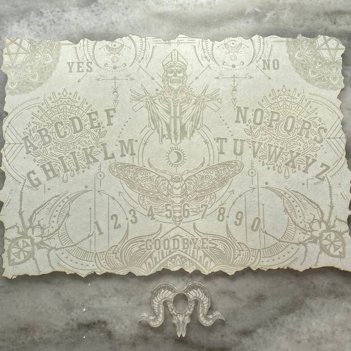 Old Scroll Silikonform für Ouijabrett und Planchette, für den Großhandel von EllaRaeMouldsVinyls