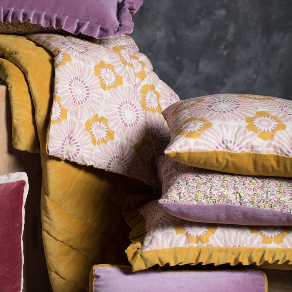 Mahe Homeware - Wholesale Chair Cushion - Mini Flower Cushion 45X453