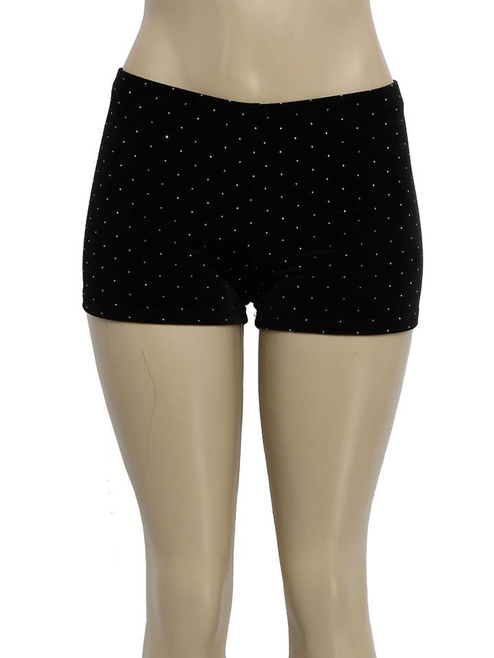 Pantalón corto de terciopelo brillante para venta al por mayor de K Too