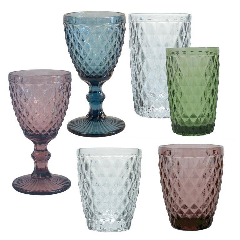 Sibo Homeconcept - Wholesale Drinking Glass/Cup - Cup - 22 cl - Diamond blue1