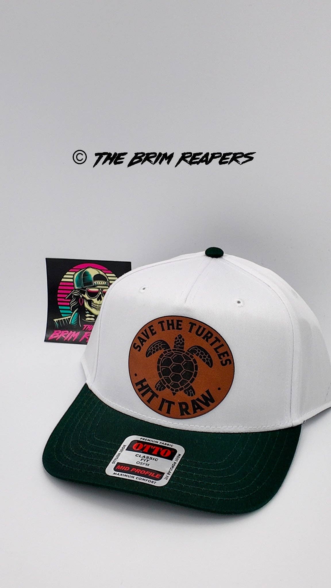 The Brim Reapers - Wholesale Trucker Hat - Unisex - Save The Turtles Hit It Raw Patch Hat16