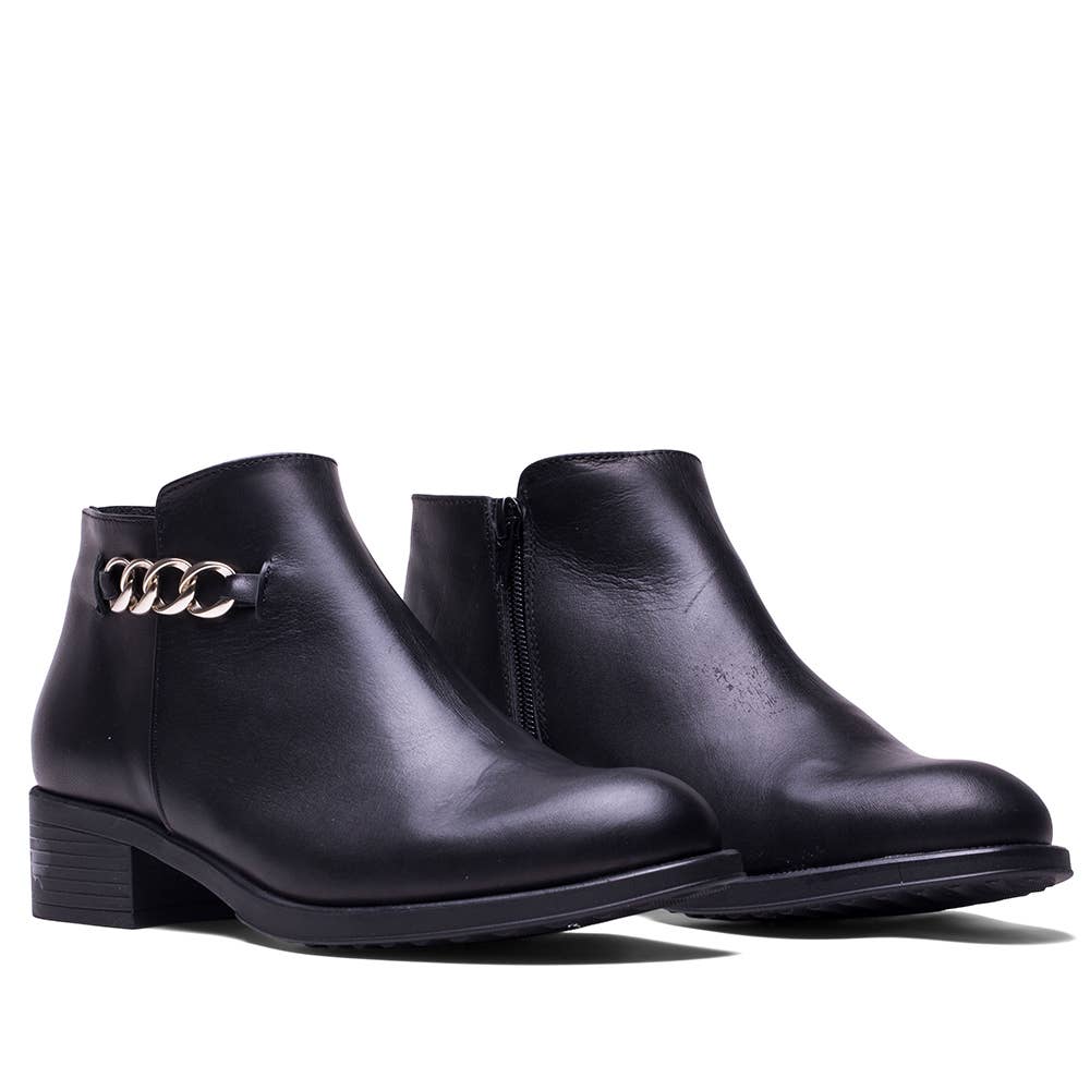 Elodie - Venta al por mayor Botines - Mujer - BOTIN CLEO TACON BAJO EN PIEL KRUST1