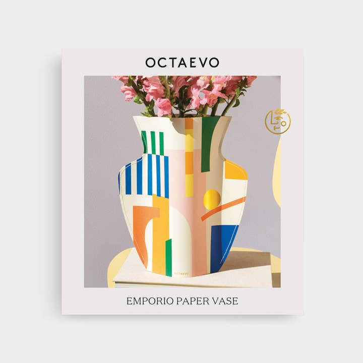 54 Celsius - Wholesale Vase - OCTAEVO Emporio Paper Vase, Flower Vase & Card Set3