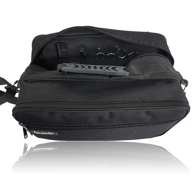 Kassaki - Wholesale Hair Tools Bag/Caddy - Large Hairdressing Barber Kit Bag for Equipment in Black6