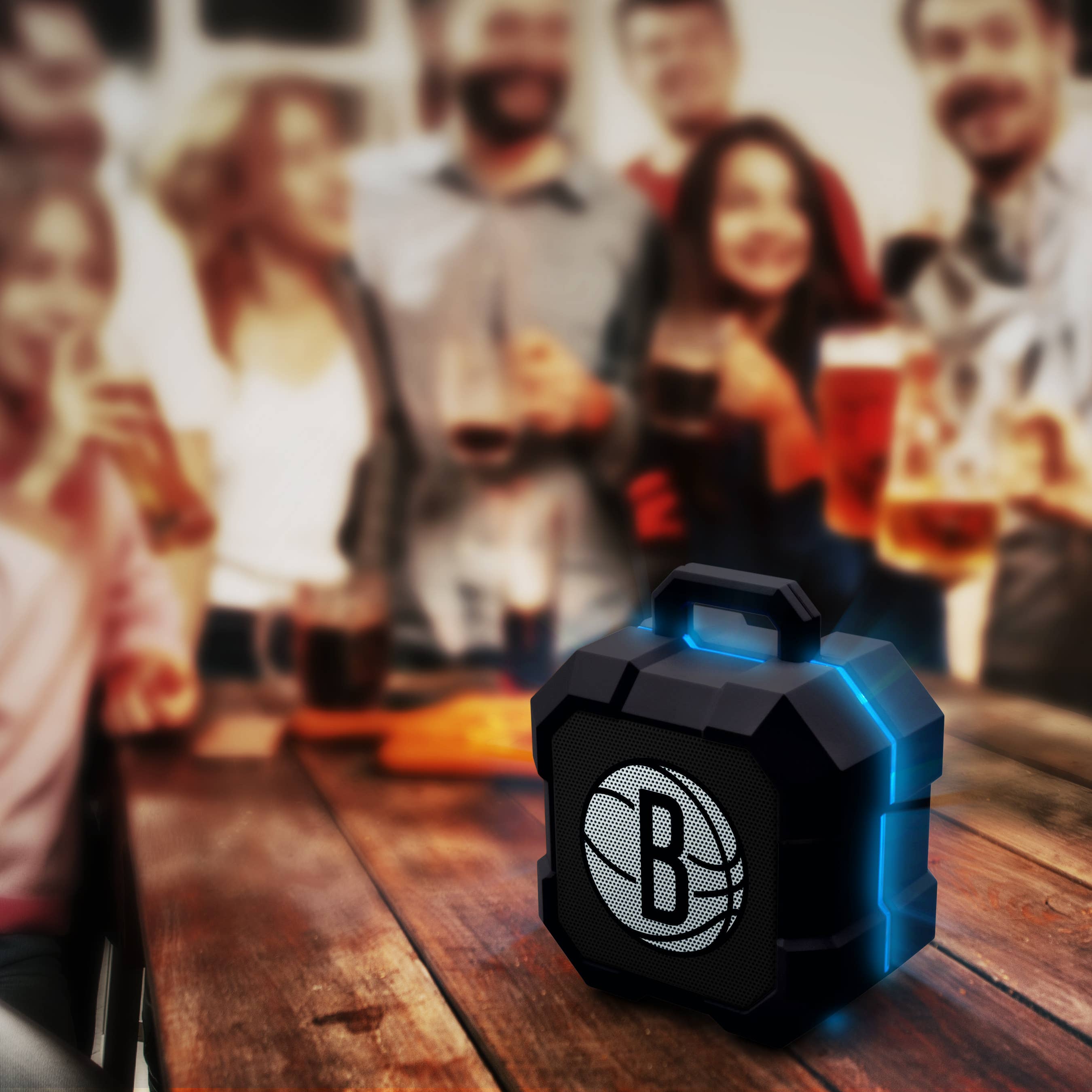 Prime Brands Group - Vente Haut-parleurs - Haut-parleur sans fil Shockbox NBA Brooklyn Nets1