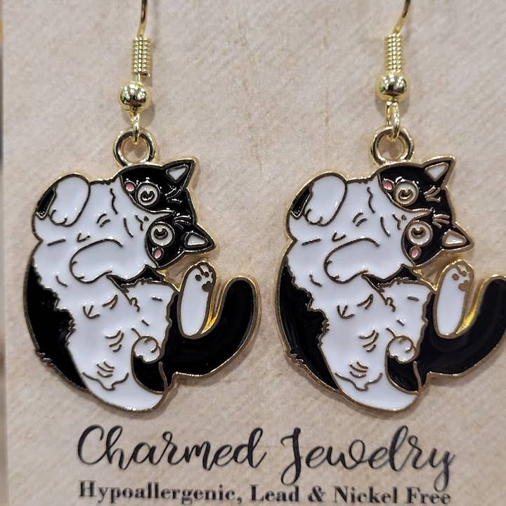 Con-Quest Crafts - Wholesale Dangle Earrings - Cat & Dog Earrings & Necklaces7