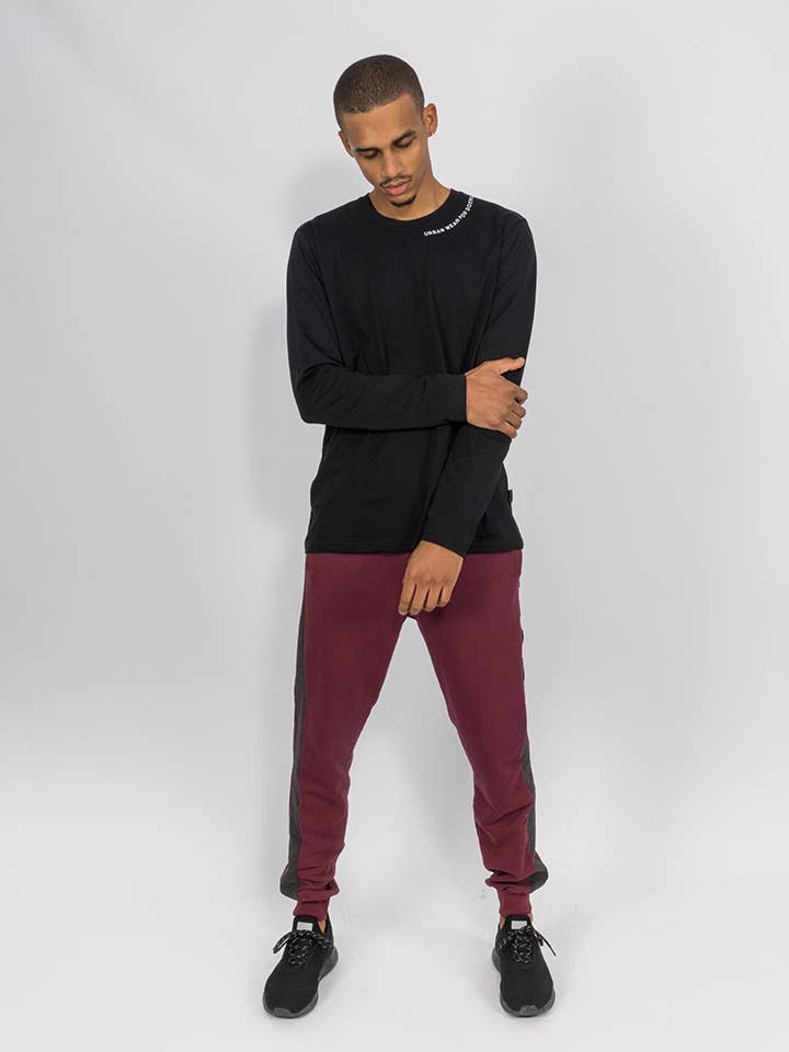 StockNow Unipessoal - Wholesale Athletic Sweatpants/Joggers - Men's - Joggers Canillo Burgundy2