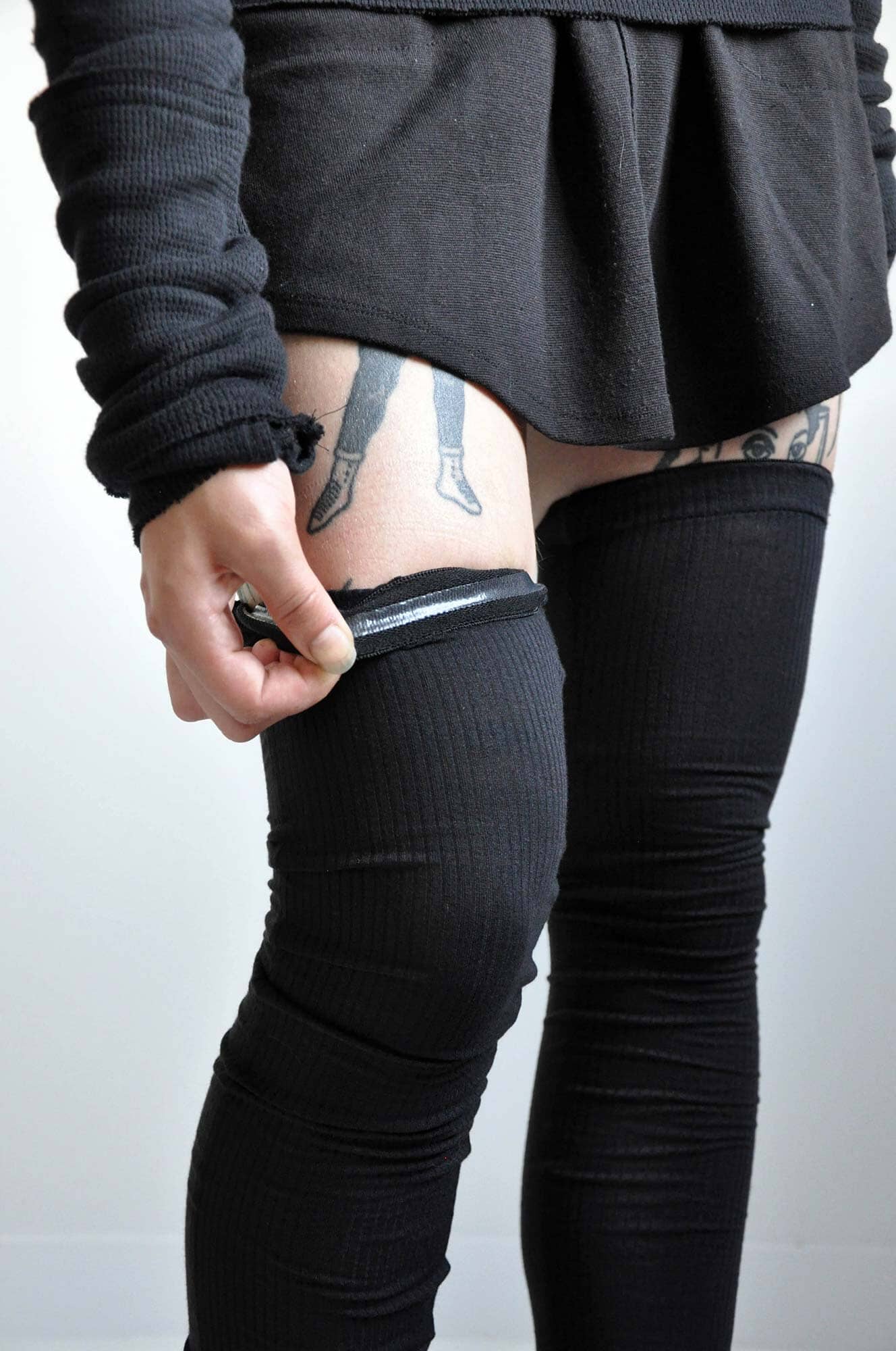 Melica Slip-Proof Rib Thigh Highs for wholesale on Faire3