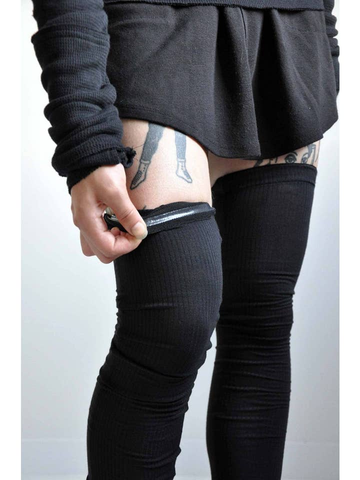 Melica Slip-Proof Rib Thigh Highs for wholesale on Faire3