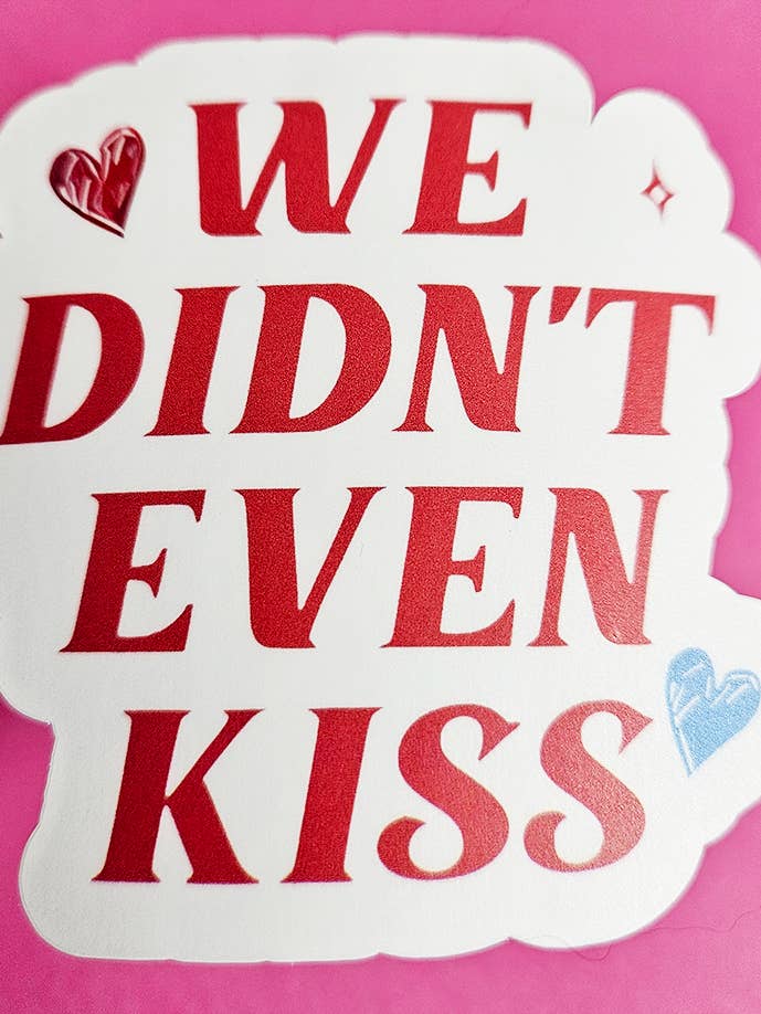 Heated Rivalry We Didn't Even Kiss Sticker for wholesale by The Cheeky Peach