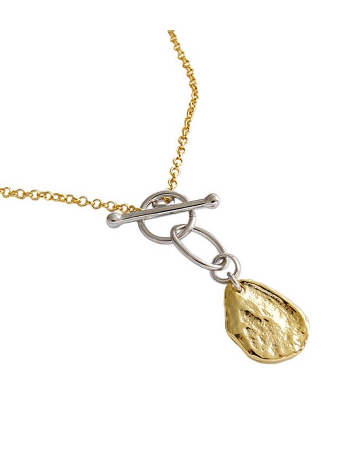 Lawers Sterling Sølv Guld Vermeil Nugget Halskæde for engroshandel hos Janus