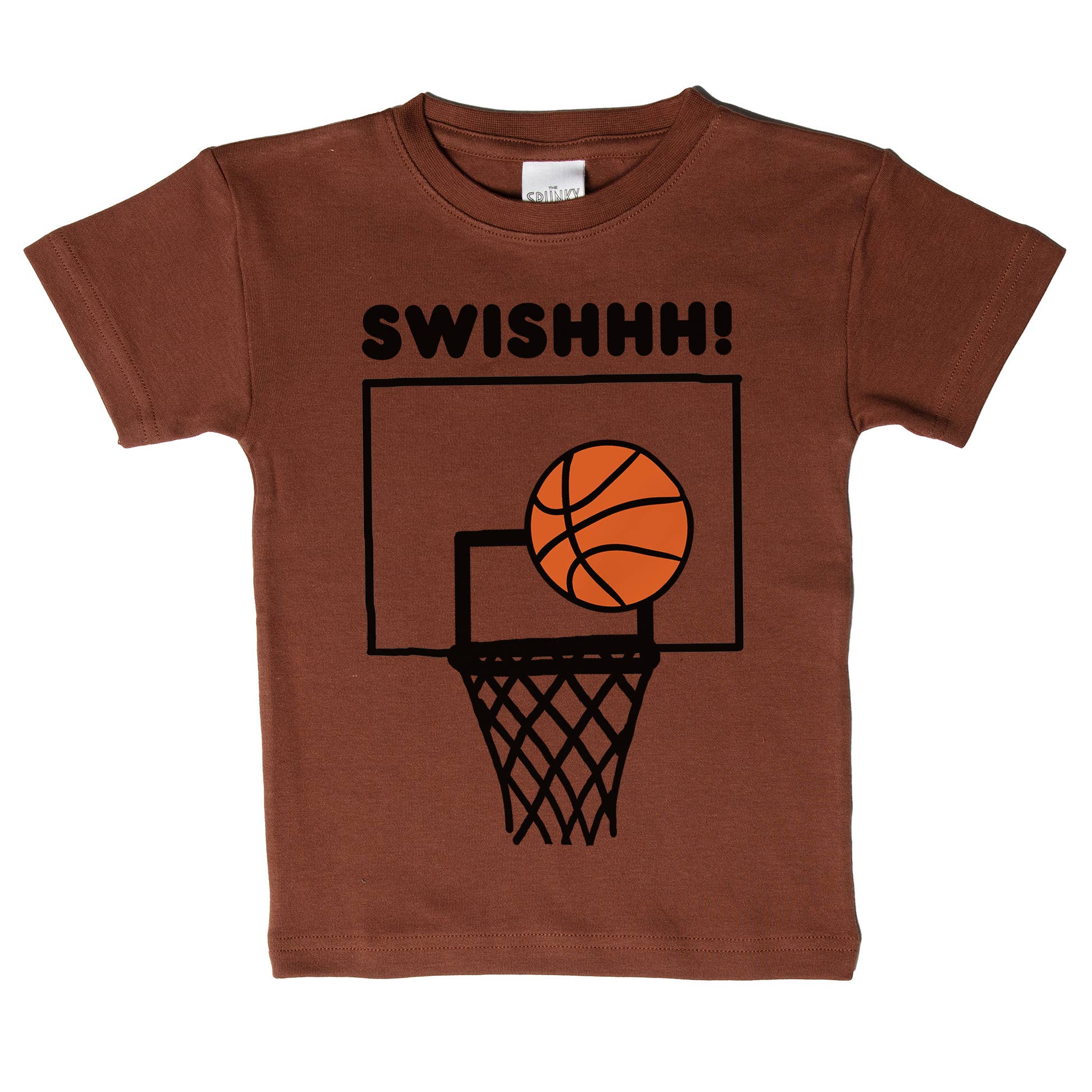 Spunky Stork - Wholesale Screen Printed T-Shirt - Kids - Basketball Net Swish Organic Baby Bodysuit Toddler Shirt8