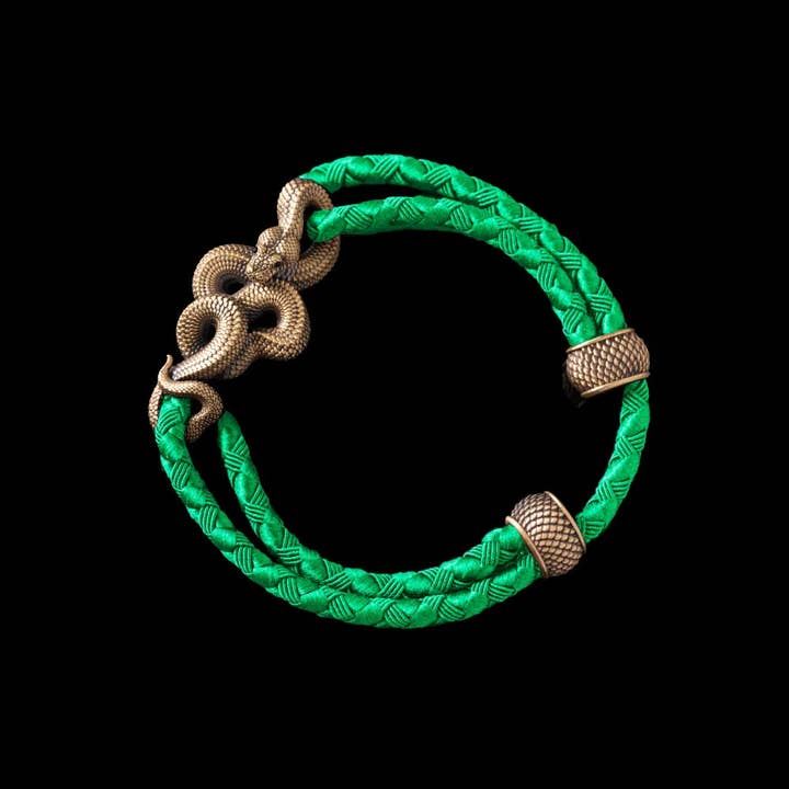 Coppertist.wu – wholesale Woven/braided bracelet – Tree Boa Rope Bracelet - Brass29
