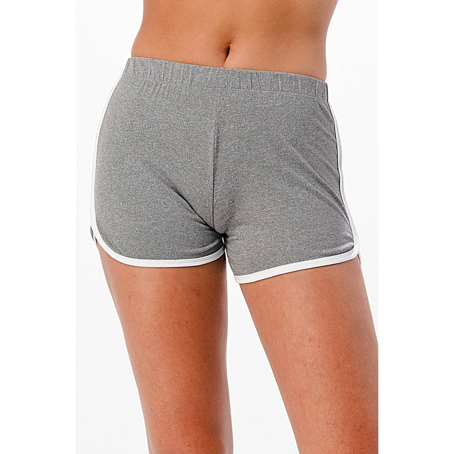 Lime All the Time - Wholesale Shorts - Women's - Solid Colored Shorts with White In-Seam Piping8