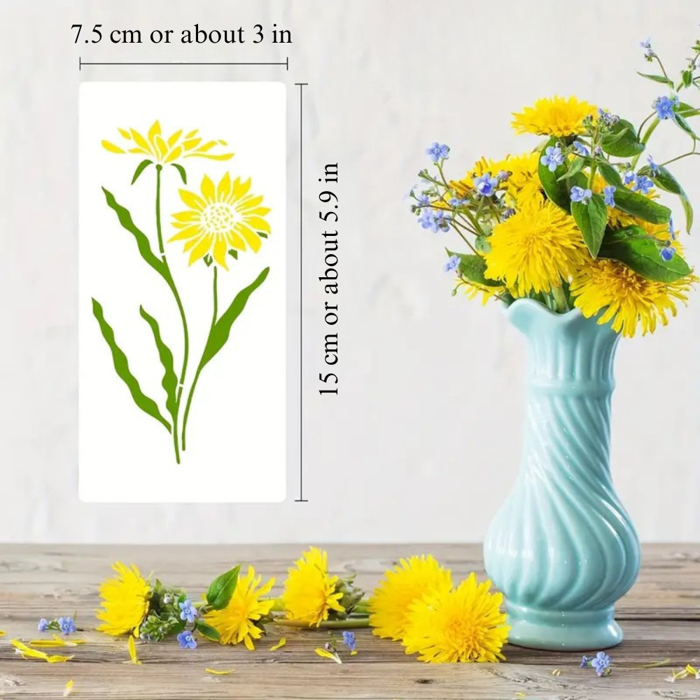 Moderny – wholesale Stencil – Botaniska schabloner mallar (18 st)7