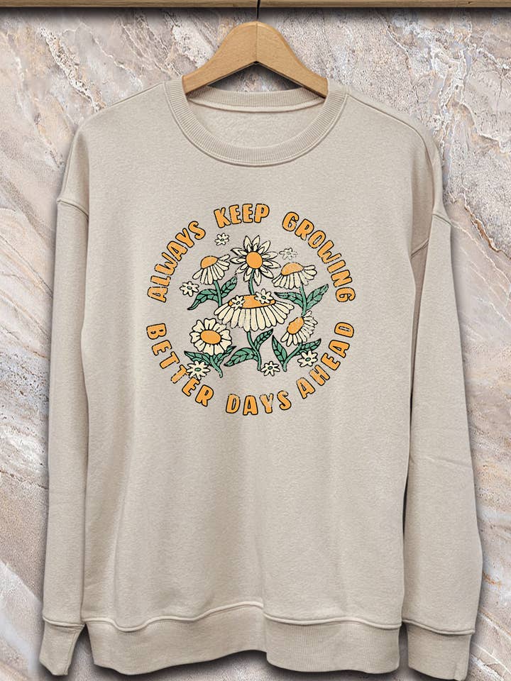 Sudadera SPT-SS-168-C1_Better Days Ahead para venta al por mayor de SP Tops, Inc.