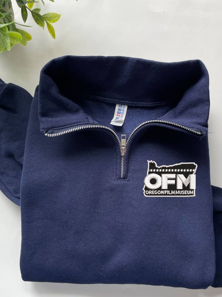 One Nine - Wholesale Sweatshirt - Unisex - Embroidery Custom Text/Logo Chest/Sleeve 1/4 Zip Sweatshirts