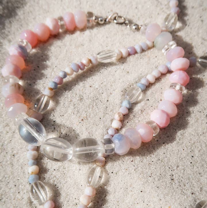 Dogwood Pink Opal Bracelet for wholesale by Essenshell