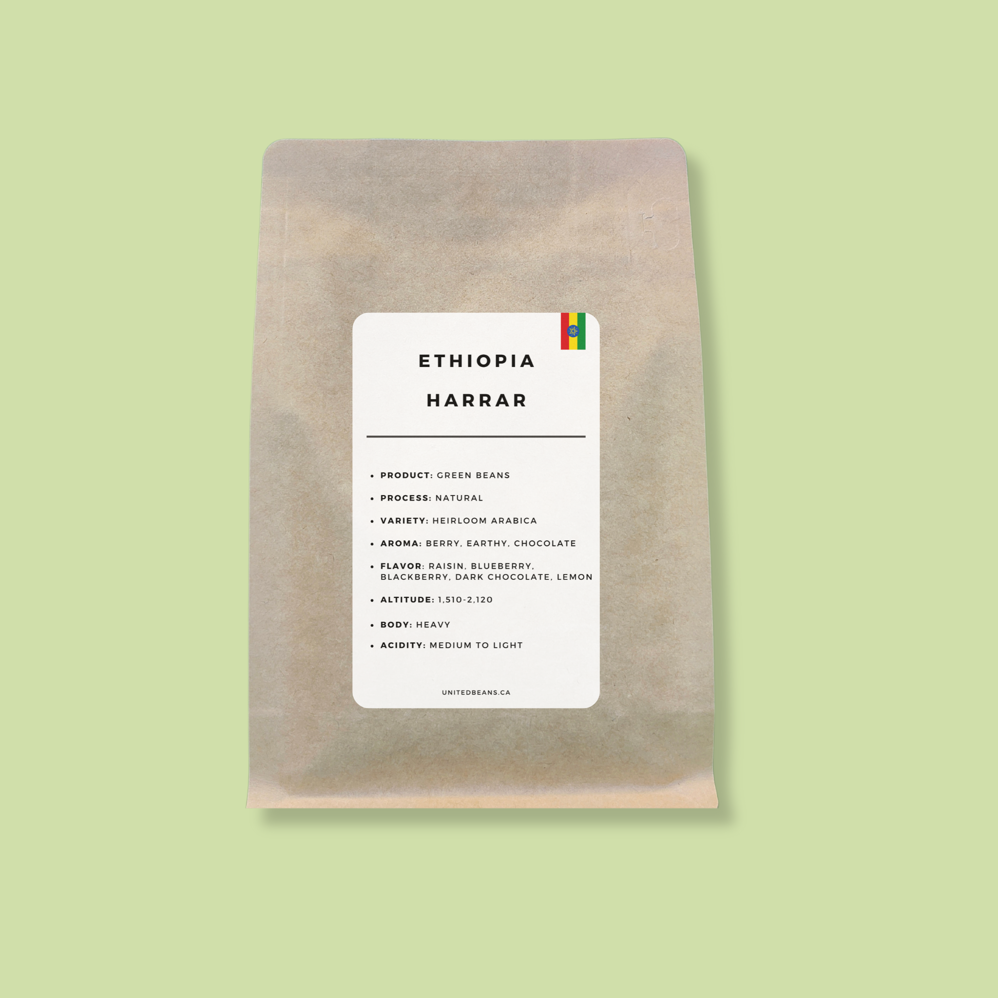 United Beans Coffee Roastery - Wholesale Coffee Beans - Green Coffee Beans | Ethiopia Harrar2