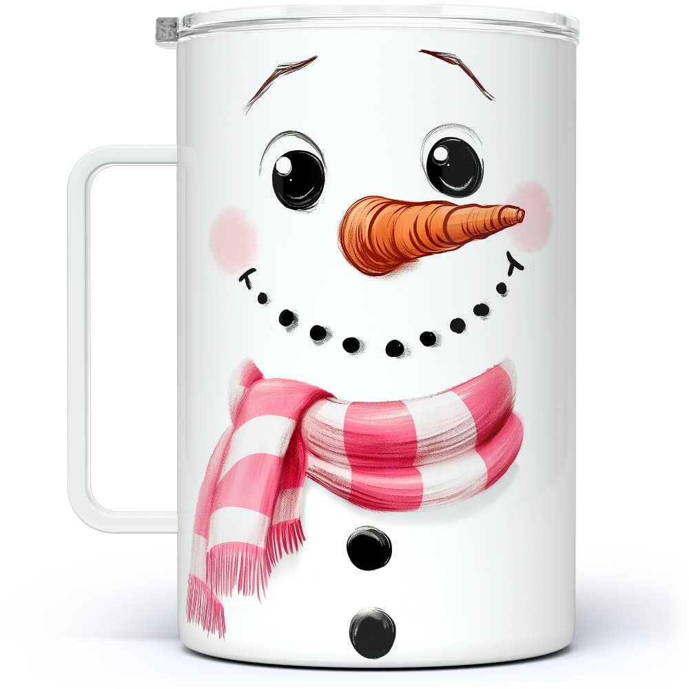 Loftipop - Wholesale Insulated Mug/Tumbler - Cute Snowman Insulated Mug, Winter Holiday Christmas Gifts3
