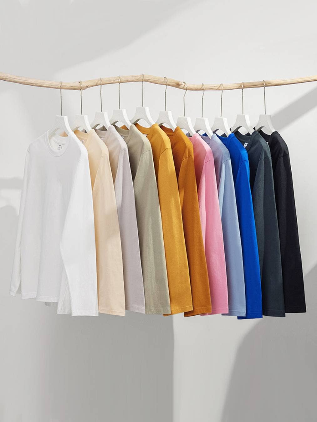 Rosa Clothing - Wholesale T-Shirt - Women's - Essential basic everyday cotton crewneck t-shirt long sleeve31