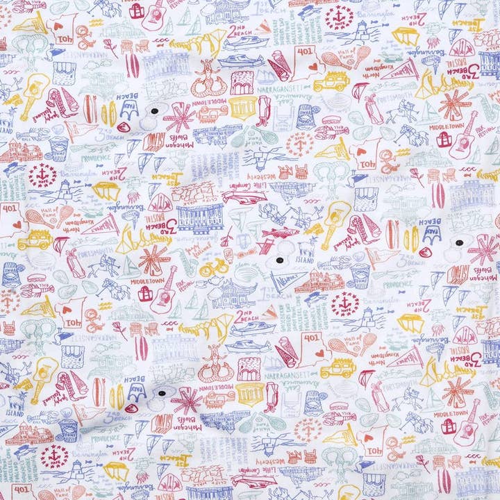 Rhode Island Two Piece Kids Pajamas for wholesale on Faire2