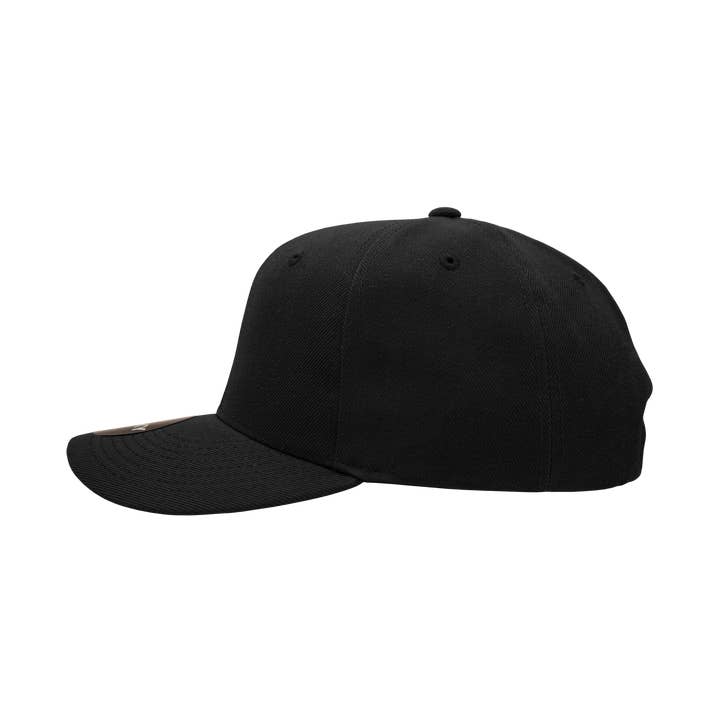 Decky 1015 - Casquette Snapback structurée à 6 panneaux à profil intermédiaire - 1015 pour la vente par The Park Wholesale