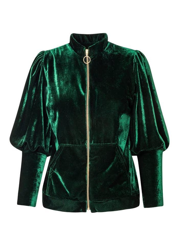 Jaqueta esportiva elegante e aconchegante de veludo de manga comprida por atacado de DE IRISARRI