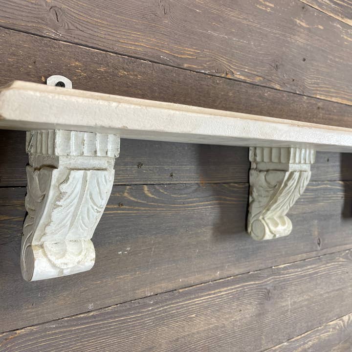 My Amigos Imports - Wholesale Wall Mounted Shelf - CLEARANCE-Calera-Farmhouse-Shelf-Corbels-29x7x5-Calera--$202