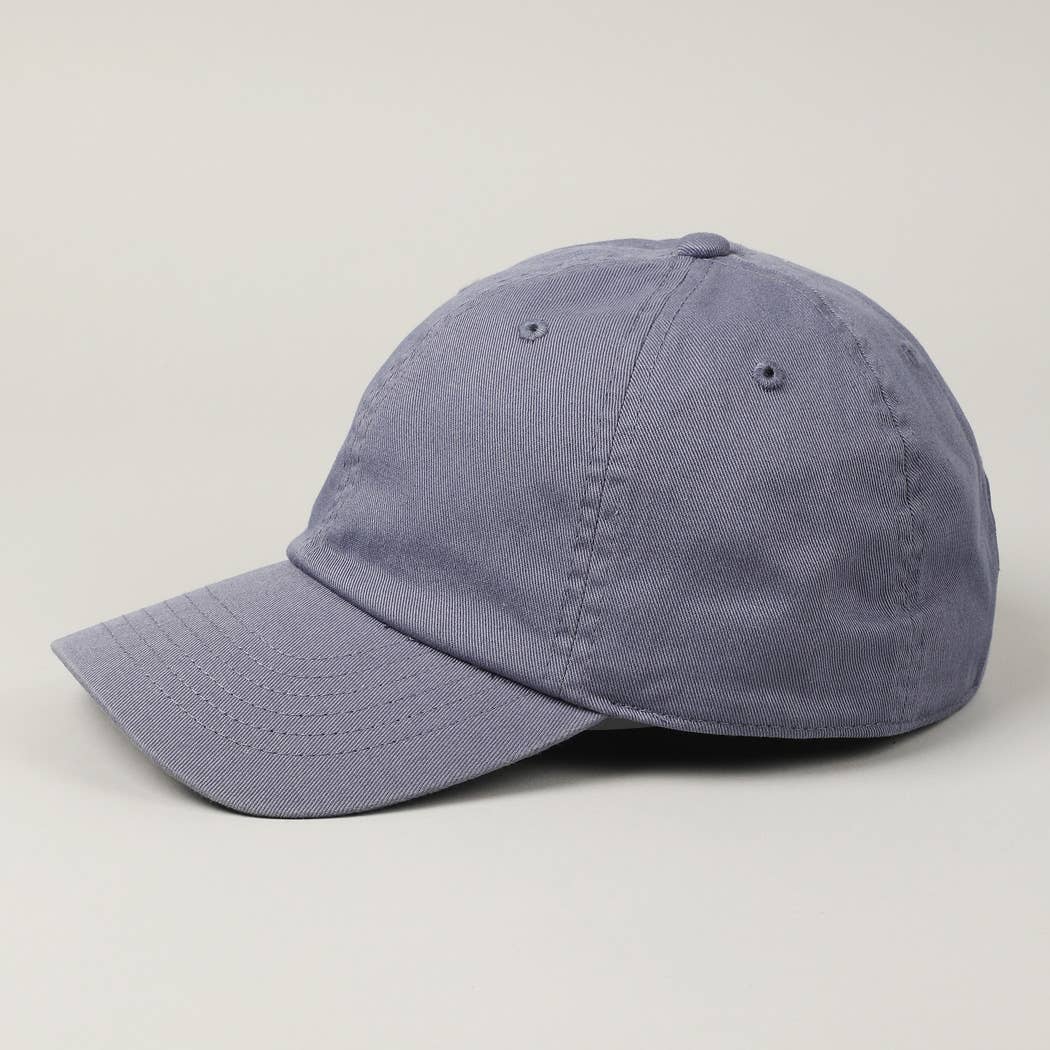Fashion City - Wholesale Baseball Cap - Unisex - Stone Washed Cotton Solid Color Baseball Cap16