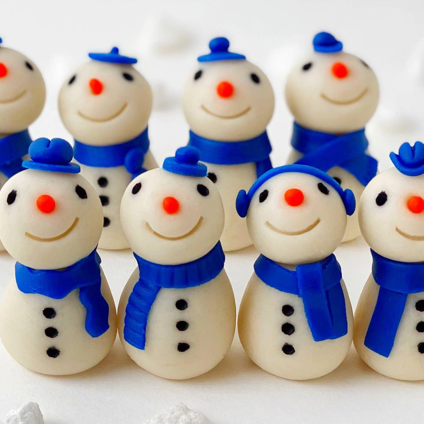 marzipops - Wholesale Chocolate Covered Sweets - Gourmet Marzipan Hanukkah Candy Snowmen - LIMITED0