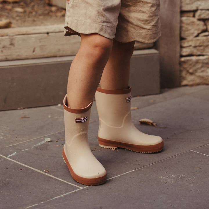 Woolly Kids - Wholesale Rain Boots – Child - Bruno - Milktea Brown5