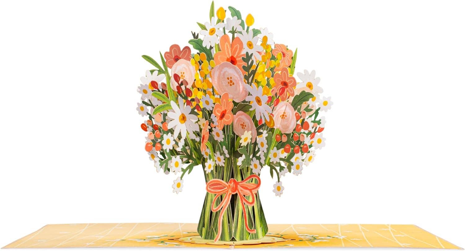 Paper Love - Wholesale Everyday Greeting Card - Daisy Delight Oversized Pop Up Card with Keepsake6