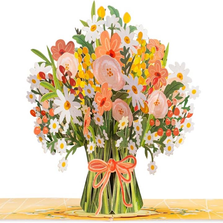 Paper Love - Wholesale Everyday greeting card - Daisy Delight Oversized Pop Up Card with Keepsake6