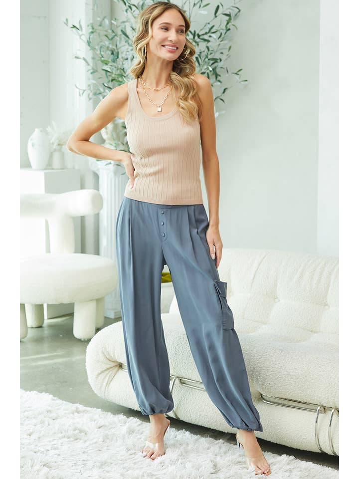 Sweet Lovely by Jen - Wholesale Lounge Sweatpants/Joggers - Women's - BOHO FEELS FLOWY LOOSE FIT JOGGER PANTS31