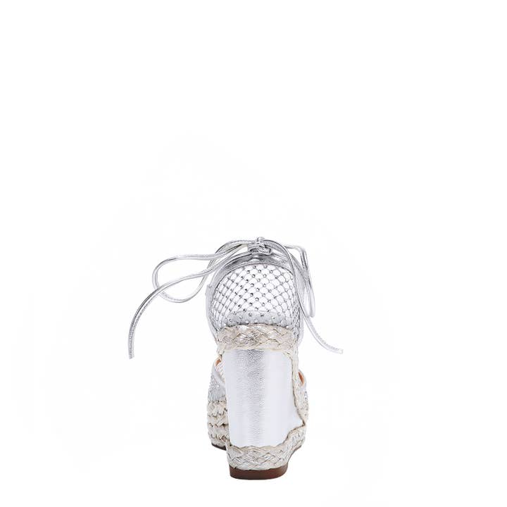 Nicole Lee USA – wholesale Skor med kilklack - Dam – MAYA WRAP ESPADRILLE KILKLACKSANDAL11