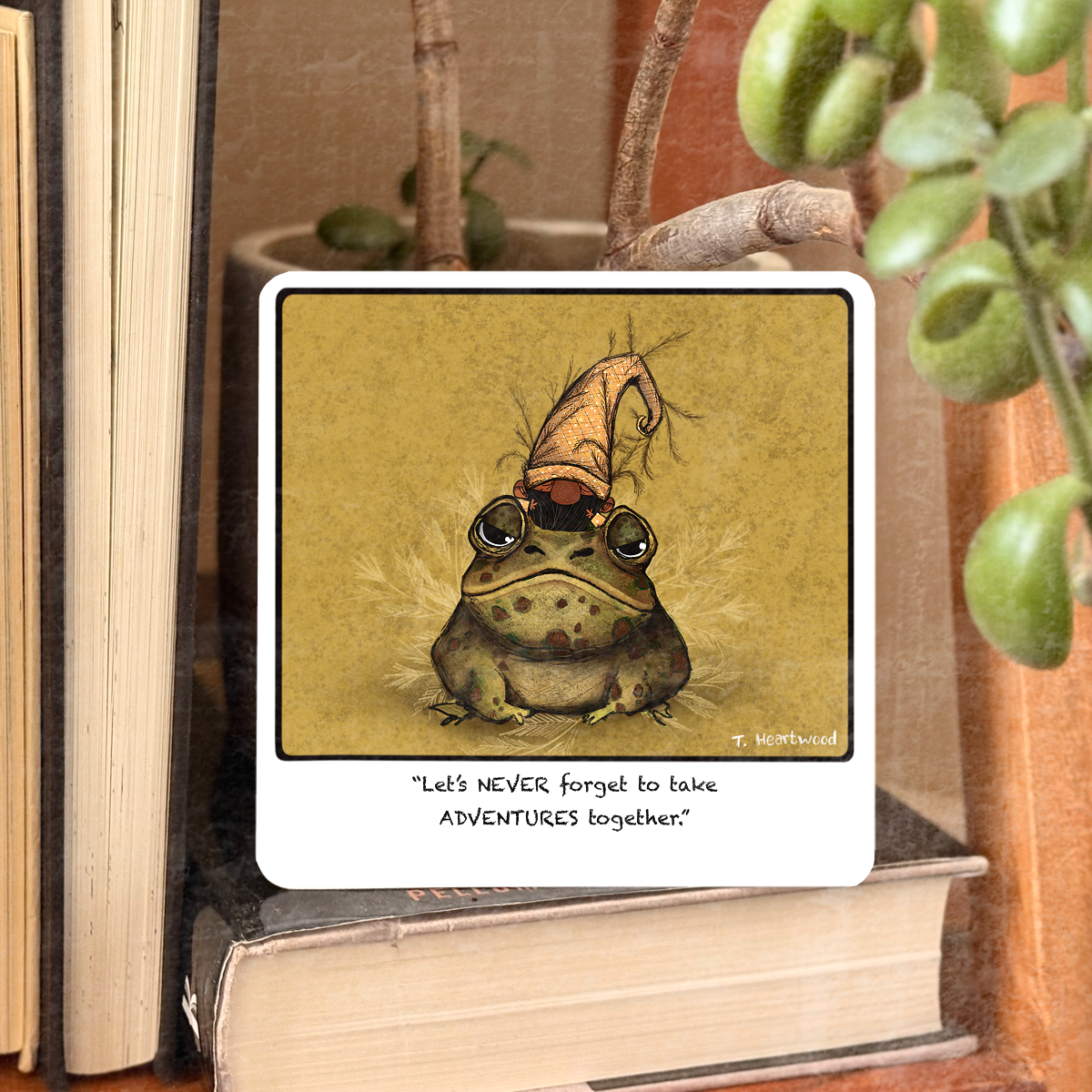 Dafri Studios – wholesale Encouragement card – Adventures Together “Gnome&Toad” Polaroid Collection0