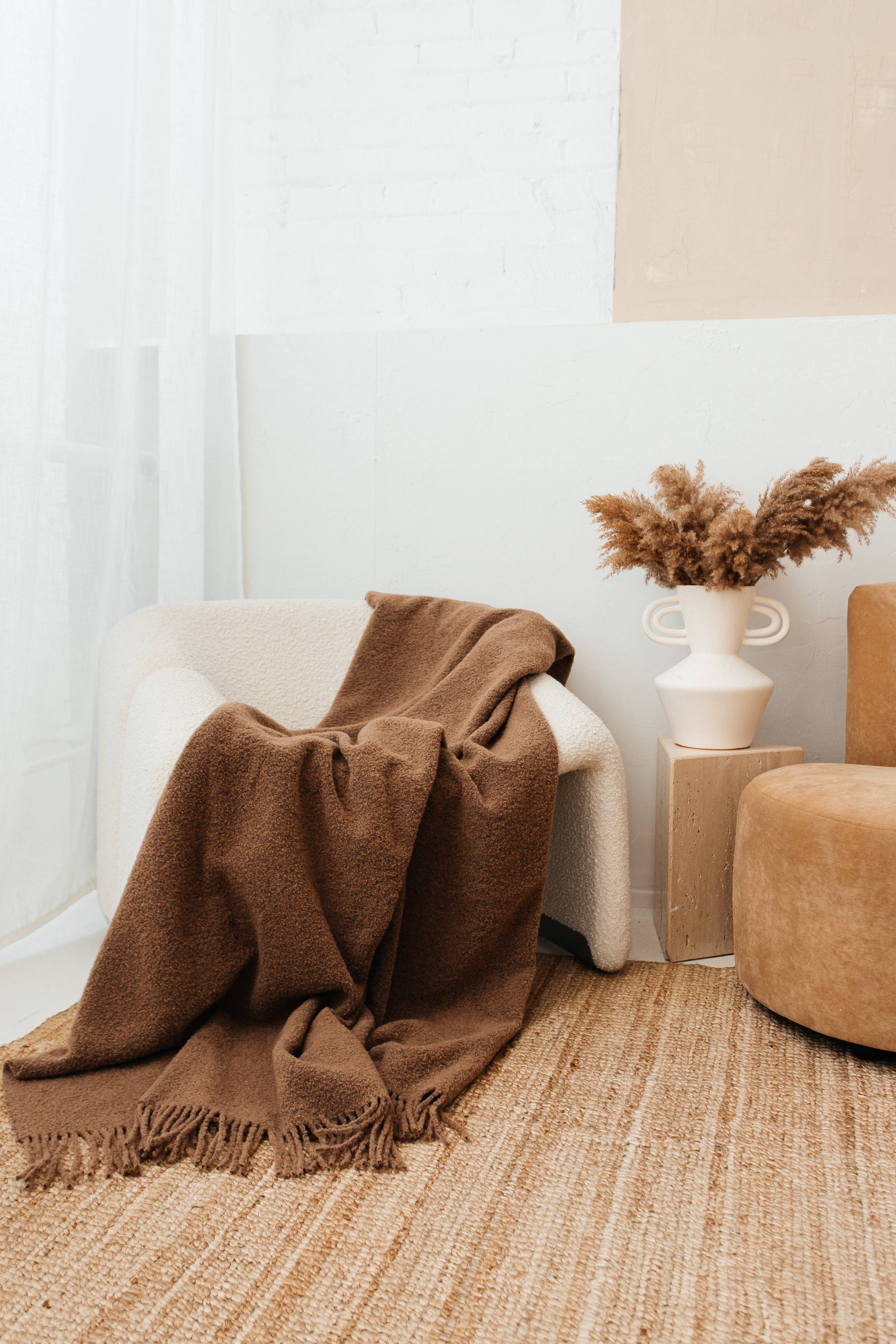 Linen Way Inc. - Wholesale Throw Blanket - Baldwin Wool Boucle Throw27