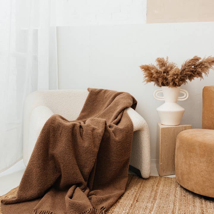 Linen Way Inc. - Wholesale Throw Blanket - Baldwin Wool Boucle Throw27
