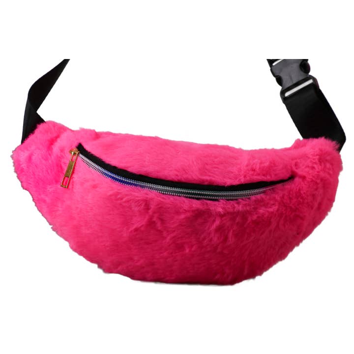 Western Fashion - Wholesale Costume - Women's - 69182 – 3 pcs pink fur set- glasses, visor, bumbag