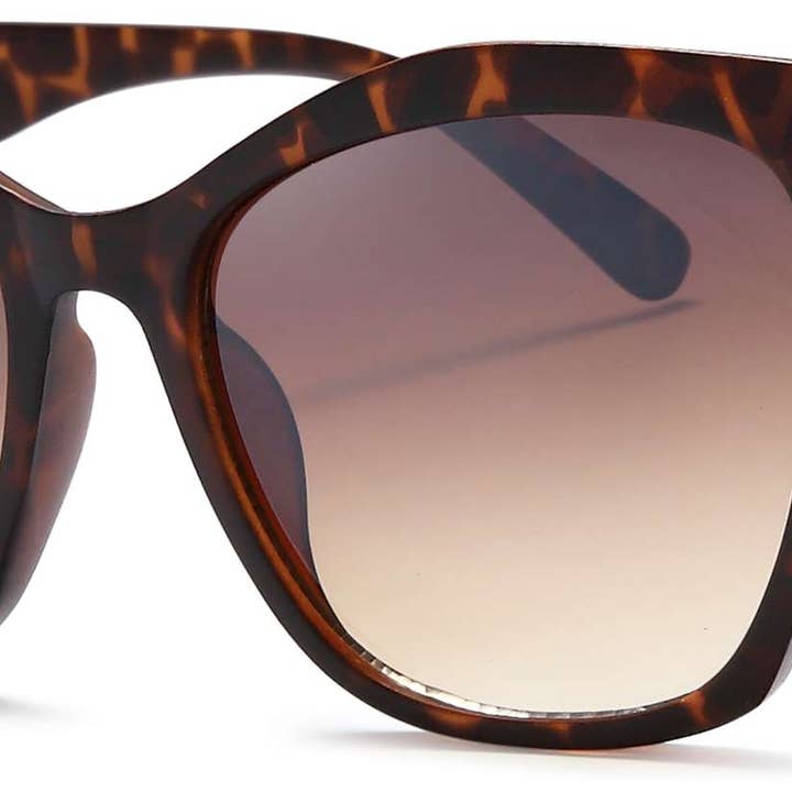 OPRUIMING Grote cat-eye zonnebrillen (groothandel) - SH6849 voor wholesale door West Coast Sunglasses