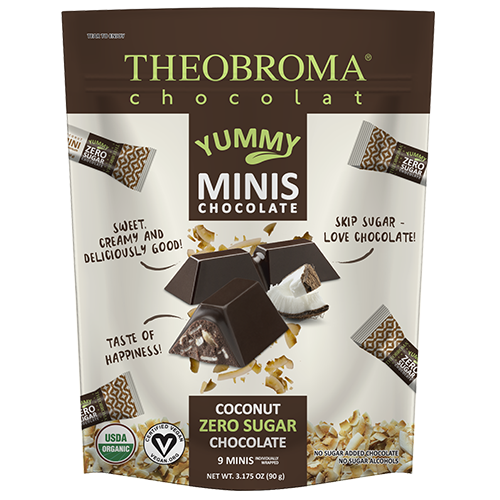 Theobroma Chocolat - Wholesale Chocolate Bar - Theobroma Zero sugar dark chocolate with Coconut1