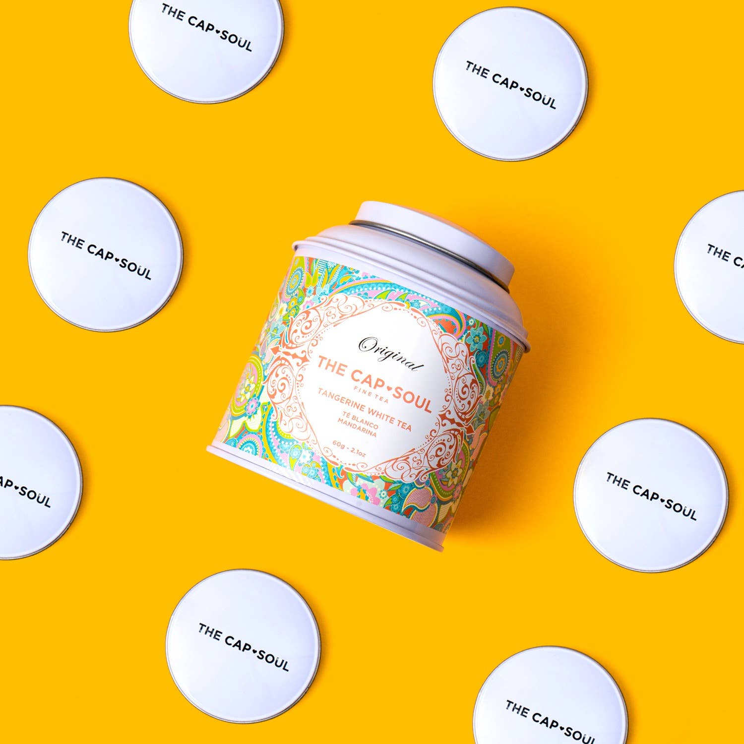 The Capsoul - Wholesale Loose Tea - Mandarin White Tea - Loose Leaf White Tea Tin 60g1