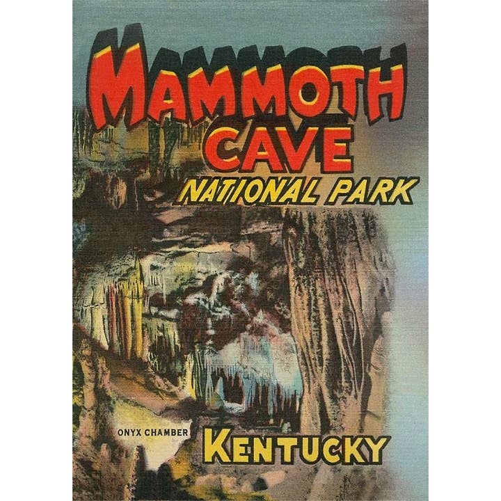Art Print KY-244 Poster for Mammoth Cave for wholesale by Found Image Press