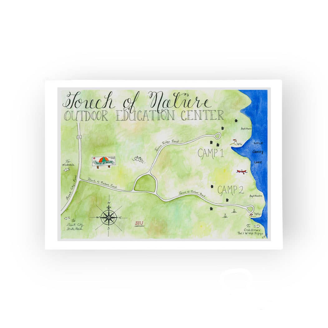 Emily Drew Yates Art & Illustration - Wholesale Postcard - Postcards - Watercolor Calligraphy Maps - 31 Maps3