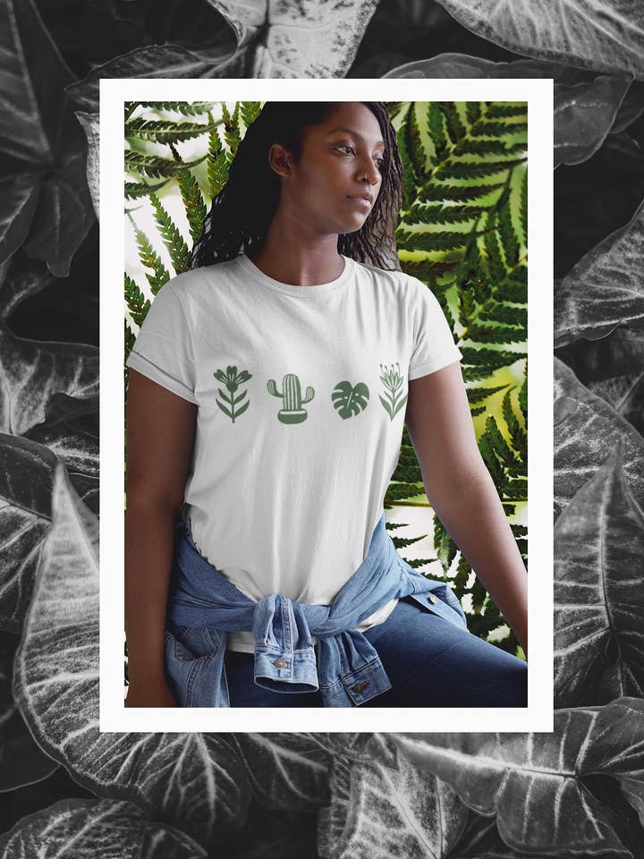 Regalo para amantes de la naturaleza, camisa de flores silvestres, camiseta de plantas, dama de las plantas, camisetas de jardinería, madre de las plantas, regalo para amantes de las plantas, camisa de plantas lin para venta al por mayor de OMMO Designs